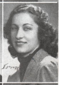 Irma Scenna, yearbook photo